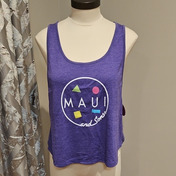 Maui and Sons Tops - Maui and Sons Vibrant Purple Tank Top